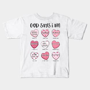 God Says I Am Kids T-Shirt